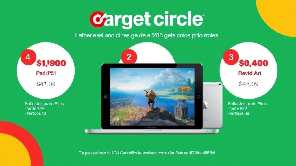 Ofertas Target Circle: Economize em iPads, jogos e mais agora!