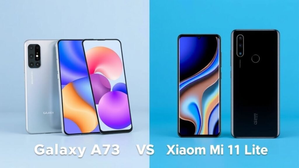 Galaxy A73 vs Xiaomi Mi 11 Lite: Qual É o Melhor Intermediário?